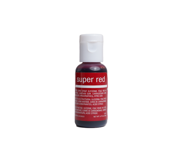 Super Red Liqua-Gel® Liquid Food Coloring 0.7 oz. – Chefmaster.com