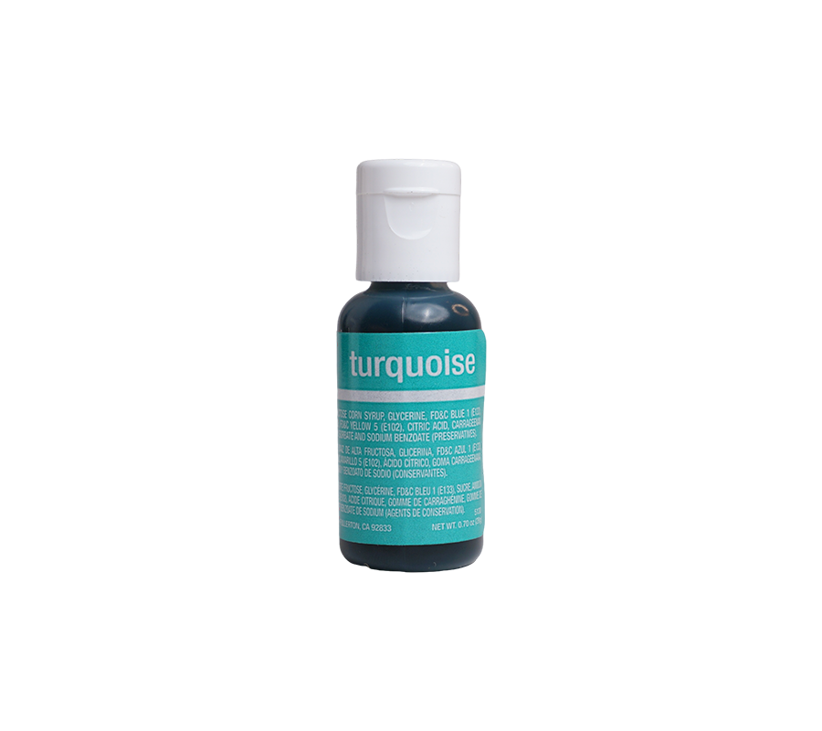 Turquoise Liqua-Gel® Liquid Food Coloring 0.7 oz.