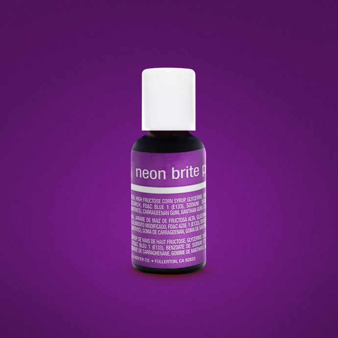 Neon Brite Purple Liqua-Gel Food Coloring 20ml