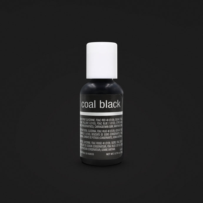 Coal Black Liqua-Gel Food Coloring 20ml
