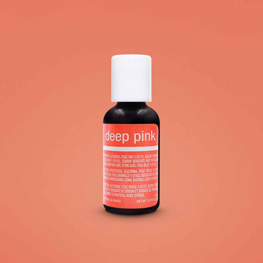 Deep Pink Liqua-Gel® Liquid Food Coloring 0.7 oz.